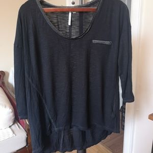 3/$20 Calvin Klein black long sleeve top